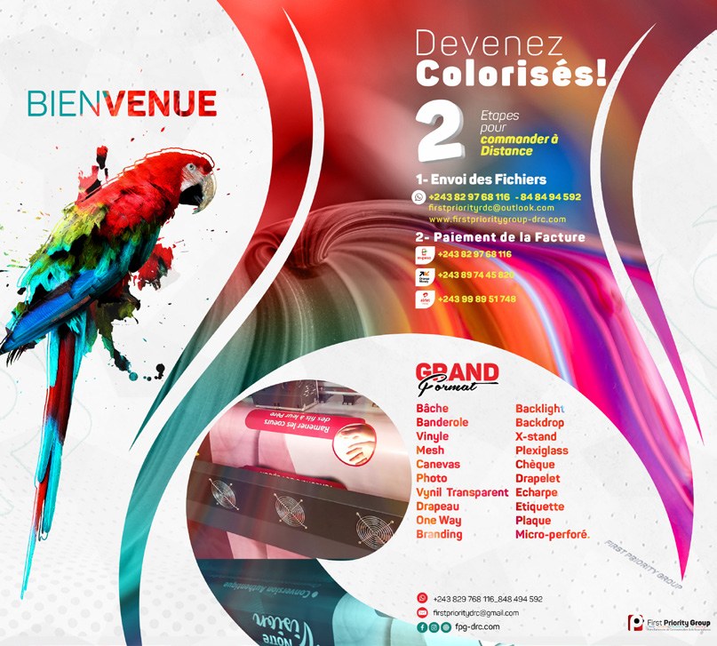Célébration spéciale — Affiche festive et direction graphique.