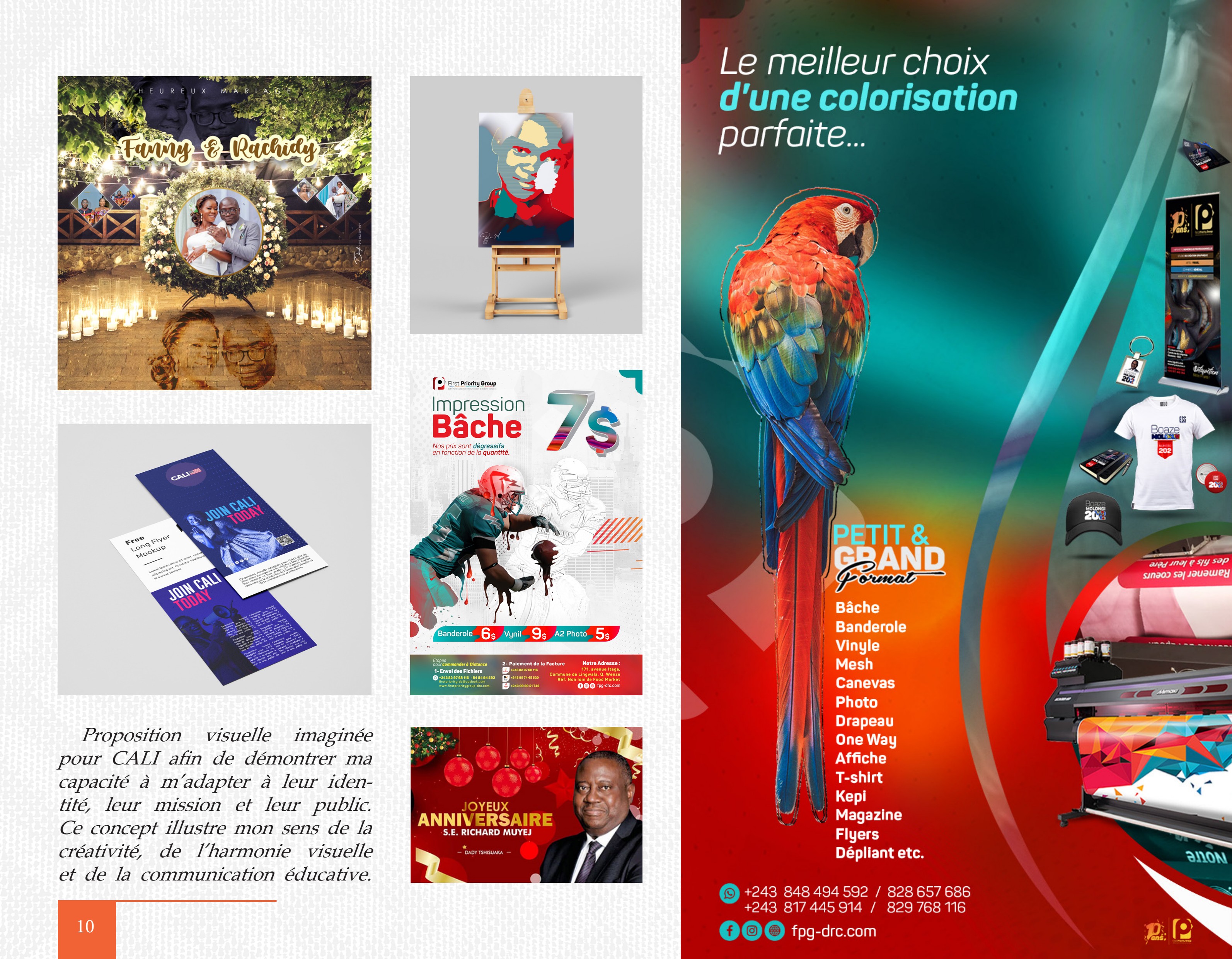 CALI · Proposition visuelle
