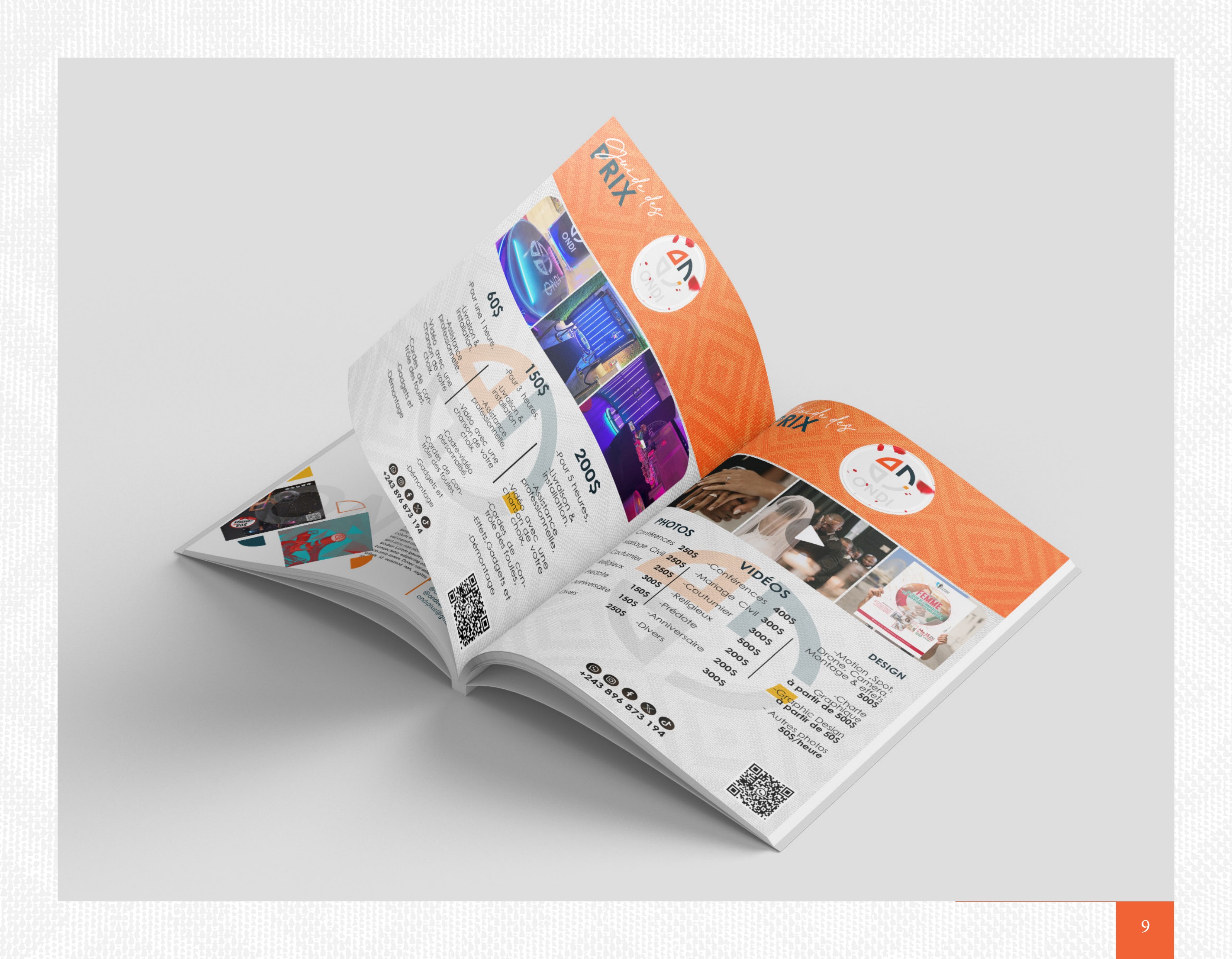 Brochure de services